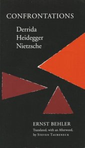 book Confrontations: Derrida/Heidegger/Nietzsche