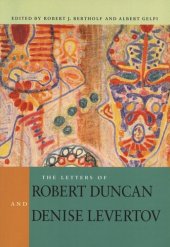 book The Letters of Robert Duncan and Denise Levertov