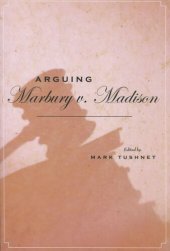 book Arguing Marbury v. Madison