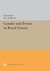 book Gender and Power in Rural Greece