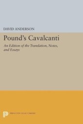 book Pound's Cavalcanti: An Edition of the Translation, Notes, and Essays