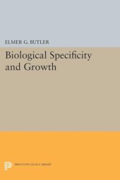 book Biological Specificity and Growth