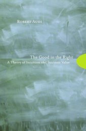 book The Good in the Right: A Theory of Intuition and Intrinsic Value