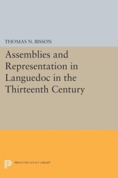 book Assemblies and Representation in Languedoc in the Thirteenth Century