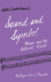 book Sound and Symbol, Volume 1: Music and the External World