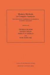 book Modern Methods in Complex Analysis (AM-137), Volume 137: The Princeton Conference in Honor of Gunning and Kohn. (AM-137)