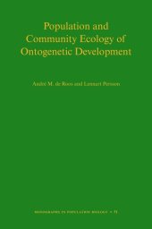 book Population and Community Ecology of Ontogenetic Development