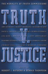 book Truth v. Justice: The Morality of Truth Commissions