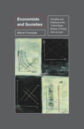 book Economists and Societies: Discipline and Profession in the United States, Britain, and France, 1890s to 1990s