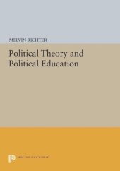 book Political Theory and Political Education