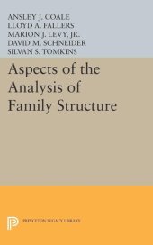 book Aspects of the Analysis of Family Structure