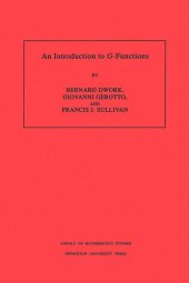 book An Introduction to G-Functions. (AM-133), Volume 133