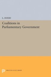 book Coalitions in Parliamentary Government