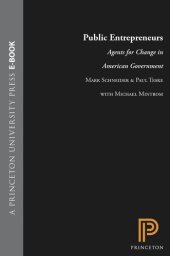 book Public Entrepreneurs: Agents for Change in American Government