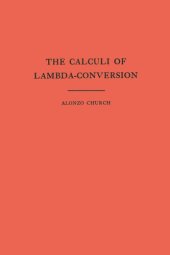 book The Calculi of Lambda-Conversion (AM-6), Volume 6