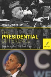 book The Presidential Difference: Leadership Style from FDR to Barack Obama - Third Edition