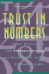 book Trust in Numbers: The Pursuit of Objectivity in Science and Public Life