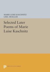 book Selected Later Poems of Marie Luise Kaschnitz