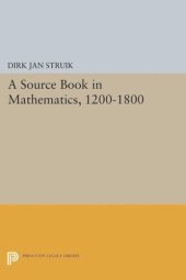 book A Source Book in Mathematics, 1200-1800