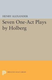 book Seven One-Act Plays by Holberg