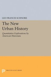 book The New Urban History: Quantitative Explorations by American Historians