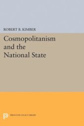 book Cosmopolitanism and the National State