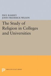 book The Study of Religion in Colleges and Universities