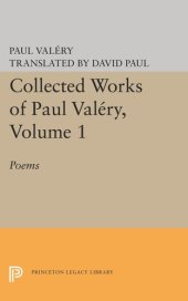 book Collected Works of Paul Valery, Volume 1: Poems