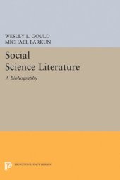 book Social Science Literature: A Bibliography for International Law