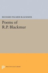 book Poems of R.P. Blackmur