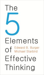 book The 5 Elements of Effective Thinking