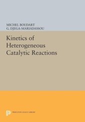 book Kinetics of Heterogeneous Catalytic Reactions