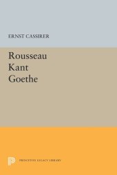 book Rousseau-Kant-Goethe