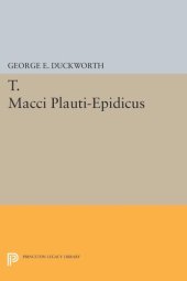 book T. Macci Plauti-Epidicus