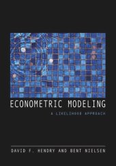 book Econometric Modeling: A Likelihood Approach