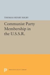 book Communist Party Membership in the U.S.S.R.