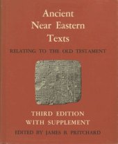 book Ancient Near Eastern Texts Relating to the Old Testament with Supplement