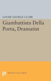 book Giambattista Della Porta, Dramatist