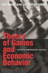 book Theory of Games and Economic Behavior: 60th Anniversary Commemorative Edition