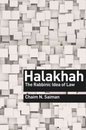 book Halakhah: The Rabbinic Idea of Law