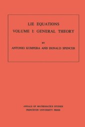 book Lie Equations, Vol. I: General Theory. (AM-73)