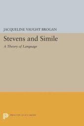 book Stevens and Simile: A Theory of Language