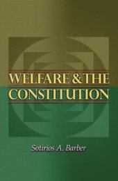 book Welfare and the Constitution