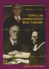 book Topics in Commutative Ring Theory