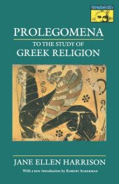 book Prolegomena to the Study of Greek Religion