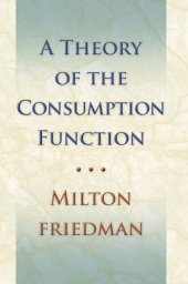 book Theory of the Consumption Function