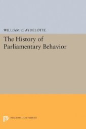 book The History of Parliamentary Behavior