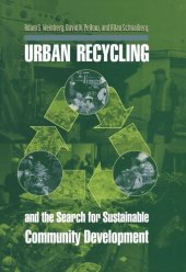 book Urban Recycling and the Search for Sustainable Community Development