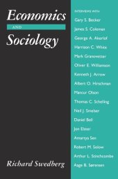 book Economics and Sociology: Redefining Their Boundaries: Conversations with Economists and Sociologists