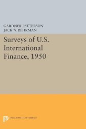 book Surveys of U.S. International Finance, 1950